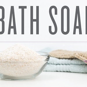 Oatmeal Bath Soak 4lbs - All Natural Epsom, Sea Salt Soak - Choose from 150 Scents and 9 Colors