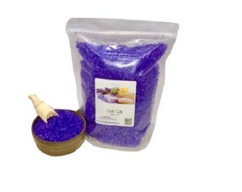 8lbs Bath Salts (2 - 4lb Bags) Aromatherapy Scents ~Lilac~