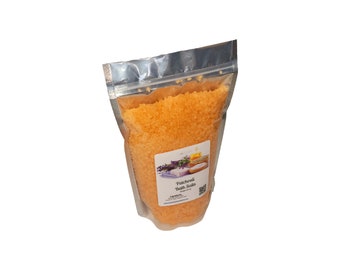 Bath Salts | Patchouli Scent | 4 Sizes | Aromatherapy | Sea Salt | Epsom Salt