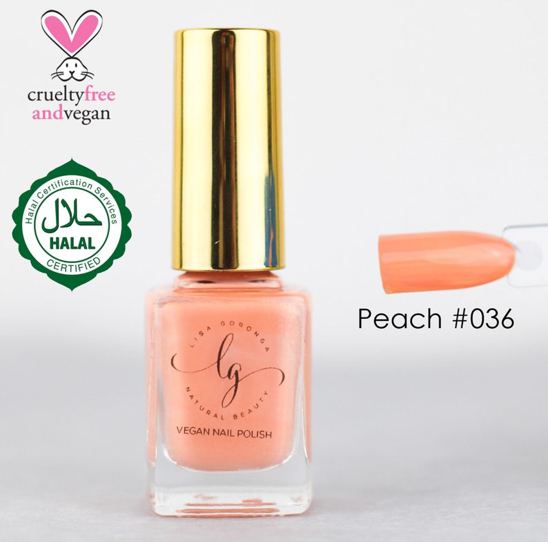 Halal & Vegan Certified NAIL POLISH LACQUER 100 Water Etsy
