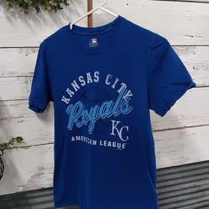 Kansas City Royals t shirt Royal blue vintage Royals tshirt. Size small