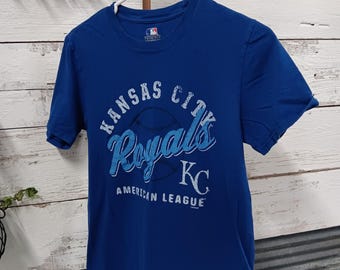 Kansas City Royals t shirt Royal blue vintage Royals tshirt. Size small