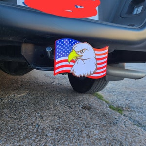 Custom design receiver hitch plug, your logo, your color, your design