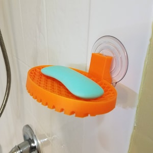 Suction Cup Soap Dish for Tubs & Showers