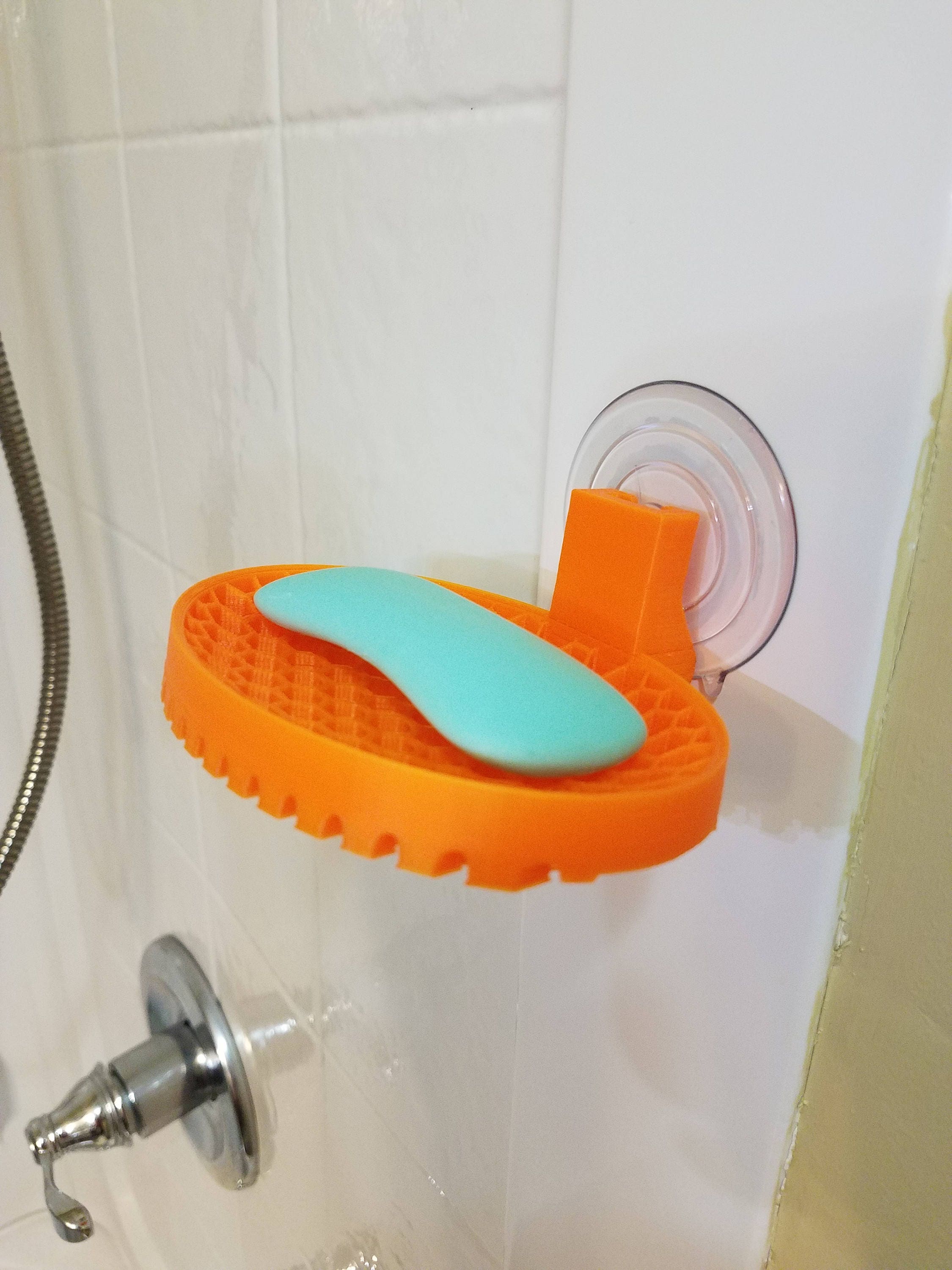 Shower Caddy Suction Cup Double Layer Soap Dish Holder, Durable