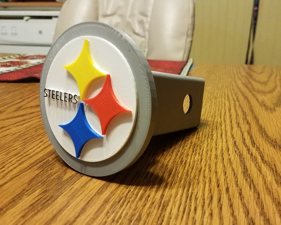 Pittsburgh Steelers Trailer Hitch Logo Cover - Sports Fan Shop