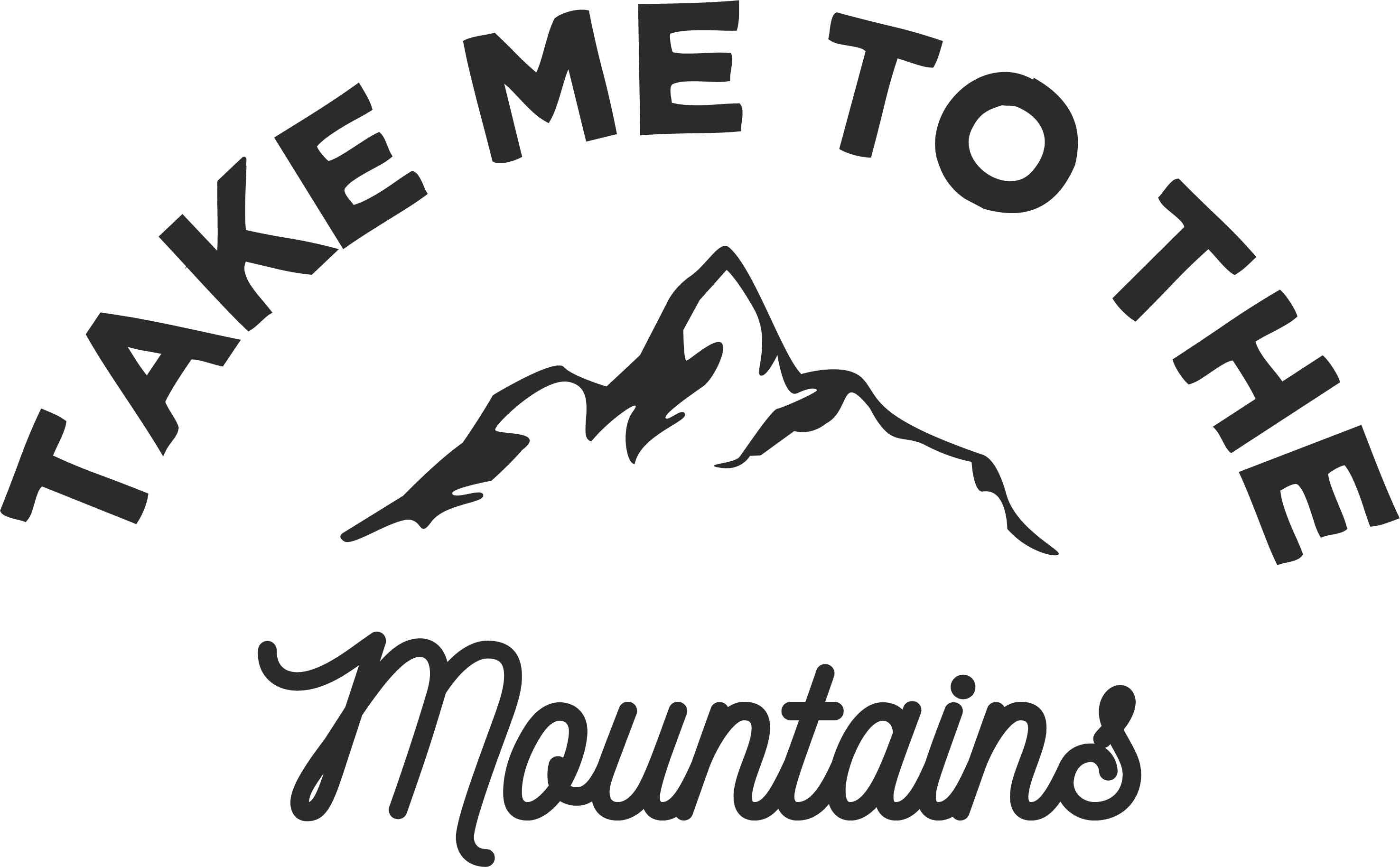 Take me to the mountains decal Etsy