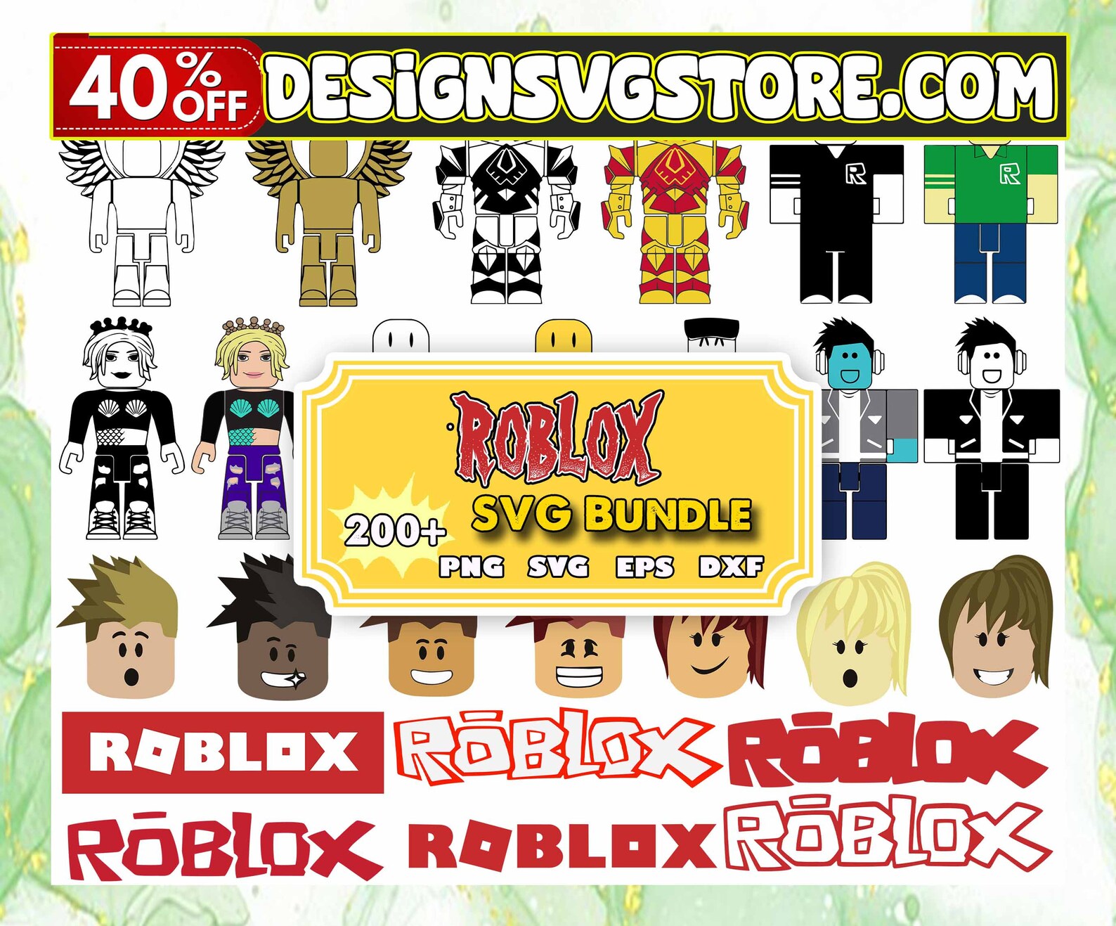 Roblox Font Roblox Svg Roblox Svg Files for Cricut Fonts - Etsy