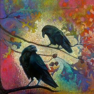 Samson - Raven painting /print /art for your home or office decor needs