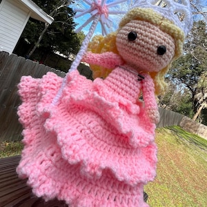Glinda Wicked Crochet Amigurumi Doll