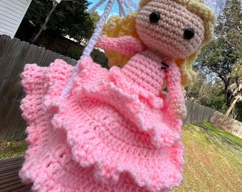 Glinda Wicked Crochet Amigurumi Doll
