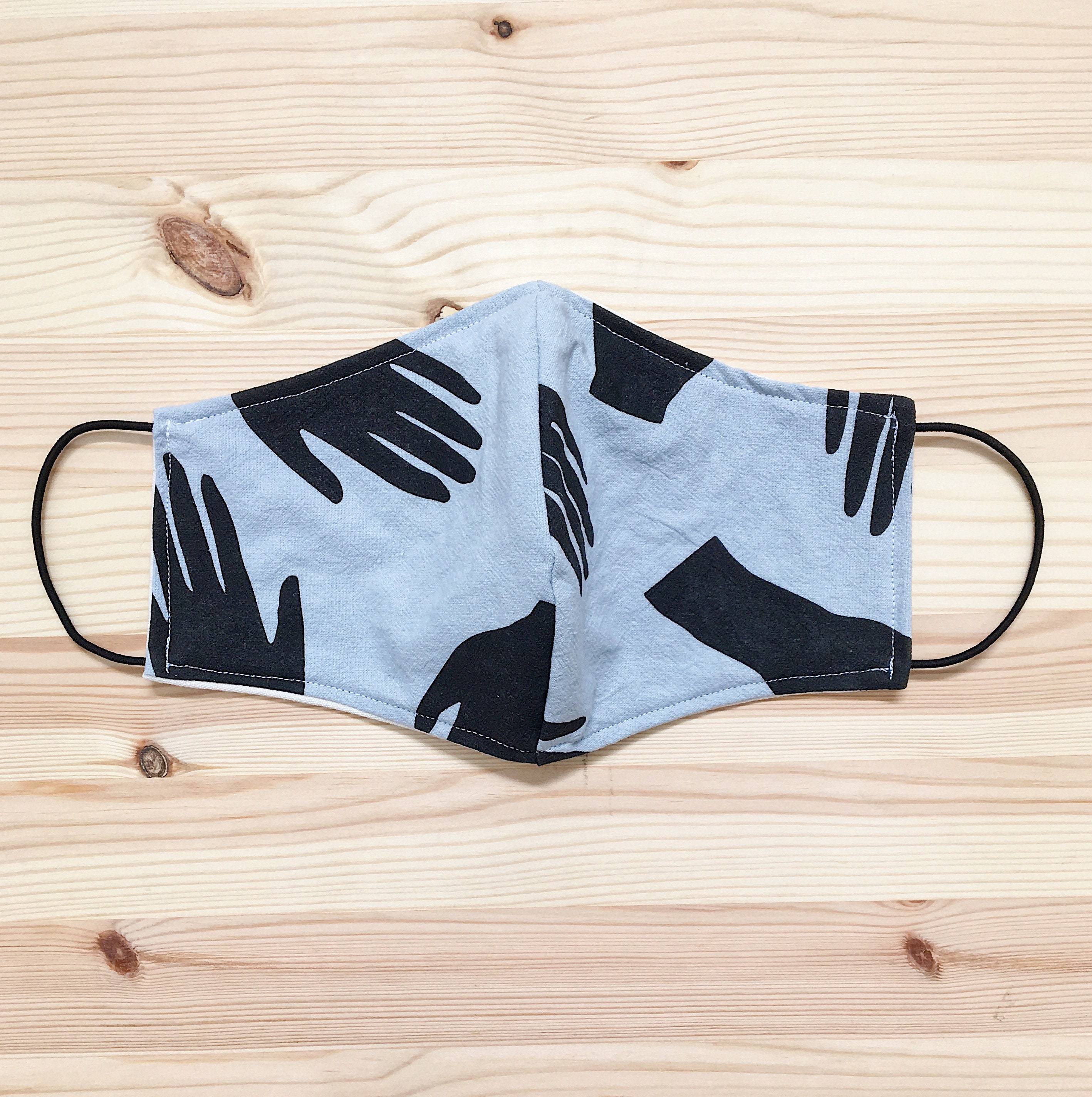 Reusable Cotton Face Mask - Hands Print