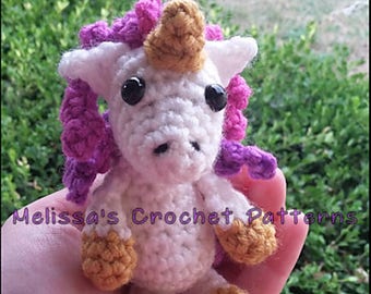Crochet Pattern - Arabella the Tiny Unicorn
