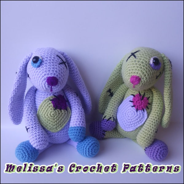 Crochet Pattern - Zombie Bunnies