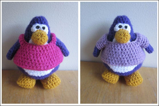 Club Penguin and Shirts Crochet Pattern (Download Now) 