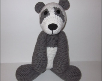 Crochet Pattern - Frankie the Big Cuddly Panda