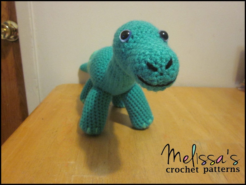 Crochet Pattern Bobby the Brontosaurus image 5