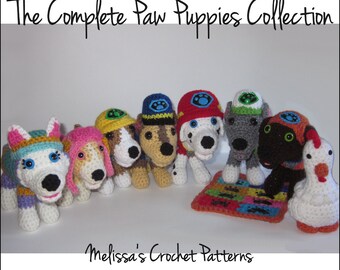 CROCHET PATTERNS - The Complete Paw Puppies Collection