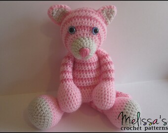 Crochet Pattern - I Love You Kitty