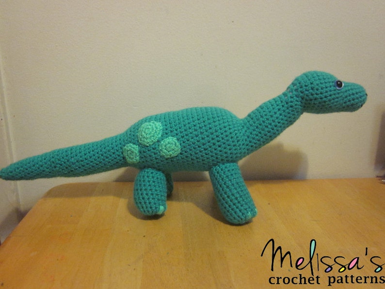 Crochet Pattern Bobby the Brontosaurus image 4