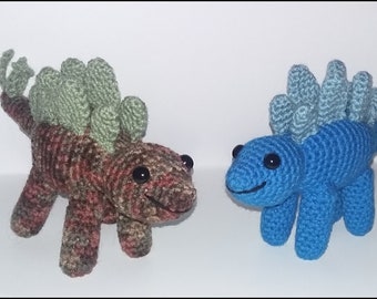 Crochet Pattern - My Favorite Stegosaurus