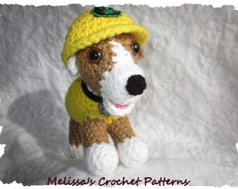 CROCHET PATTERN - Paw Puppy Rubble