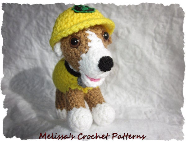 Paw Puppy Rubble Crochet Pattern