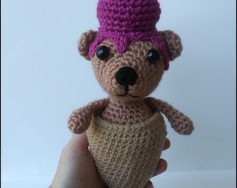 Crochet Pattern ~ Bearcream Cone