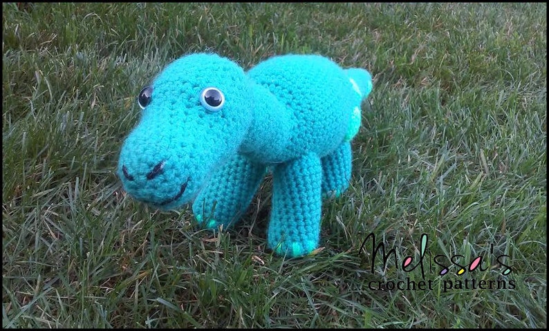 Crochet Pattern Bobby the Brontosaurus image 2