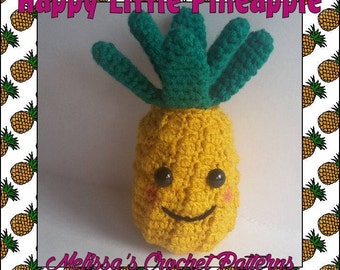 Crochet Pattern - Happy Little Pineapple