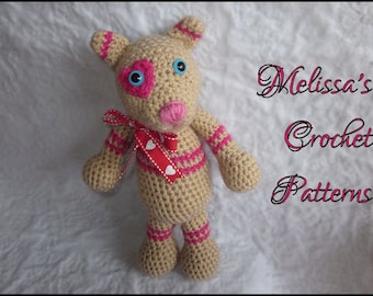 Crochet Pattern - Valentine's Day Kitty Crochet Pattern