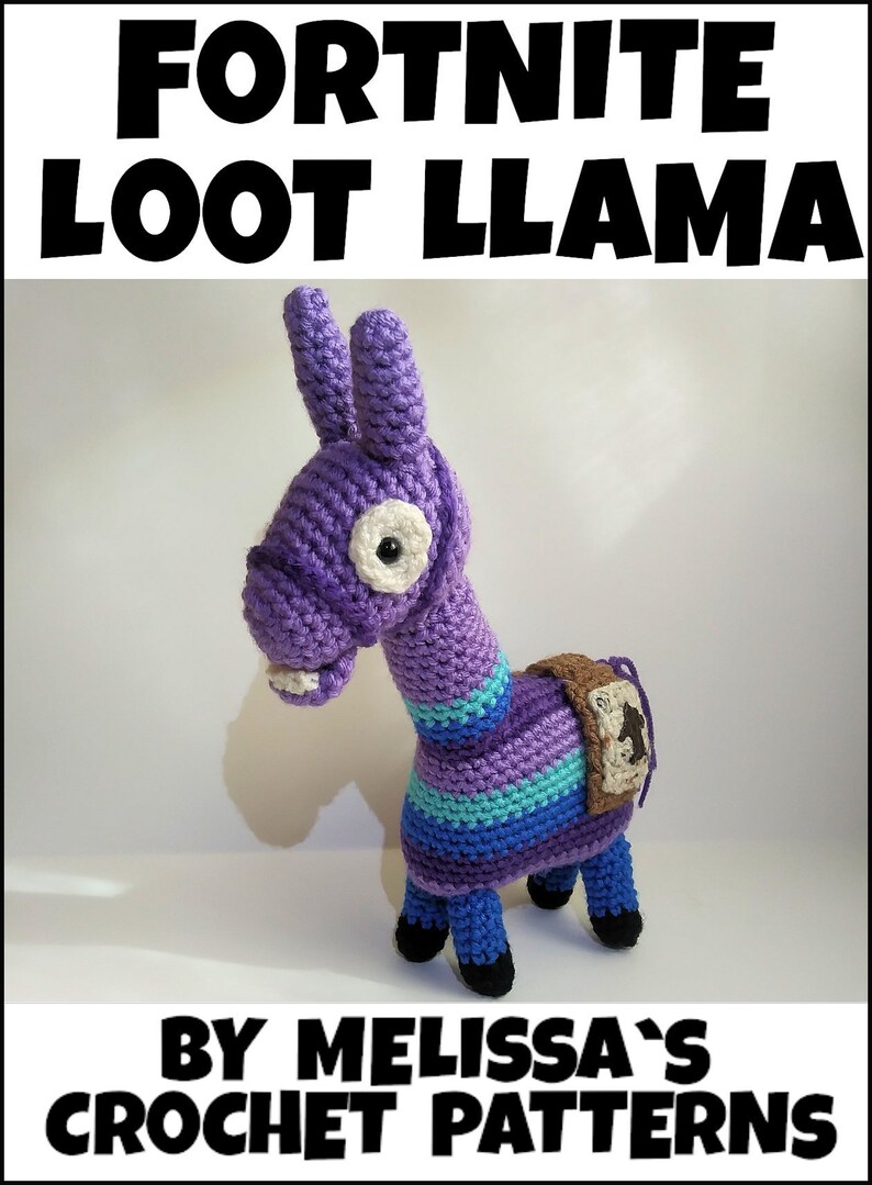 Crochet Pattern Fortnite Loot Llama Etsy - image 0