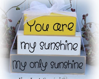 You Are My Sunshine Itty Bitty Blocks