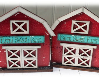 Barn tier Tray Decor,  Tier Tray Decor, Farmyard Tier Tray, Barnyard tier tray, farm animal tier tray decor