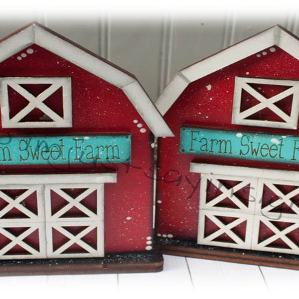 Barn tier Tray Decor,  Tier Tray Decor, Farmyard Tier Tray, Barnyard tier tray, farm animal tier tray decor