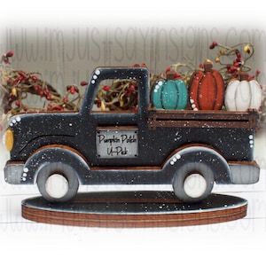 Fall Pumpkin Farm Truck Shelf Sitter, Fall Decor, Farm Truck Decor, Tier Tray Decor, Pumpkin Decor, Thanksgiving Decor
