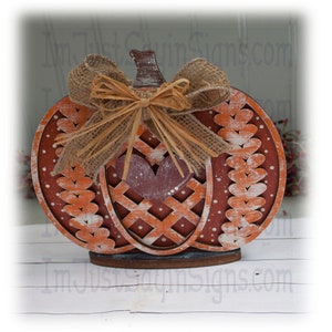 Sm Fall Sweater Standing Pumpkin, Autumn Decoration, Boho Fall Decor, Pumpkin Shelf Sitter, Thanksgiving Table Centerpiece, Stacking Pumpkin