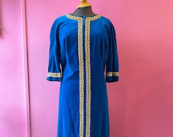 Vintage 1960s Kaftan Dress