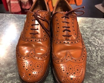 denim brogues
