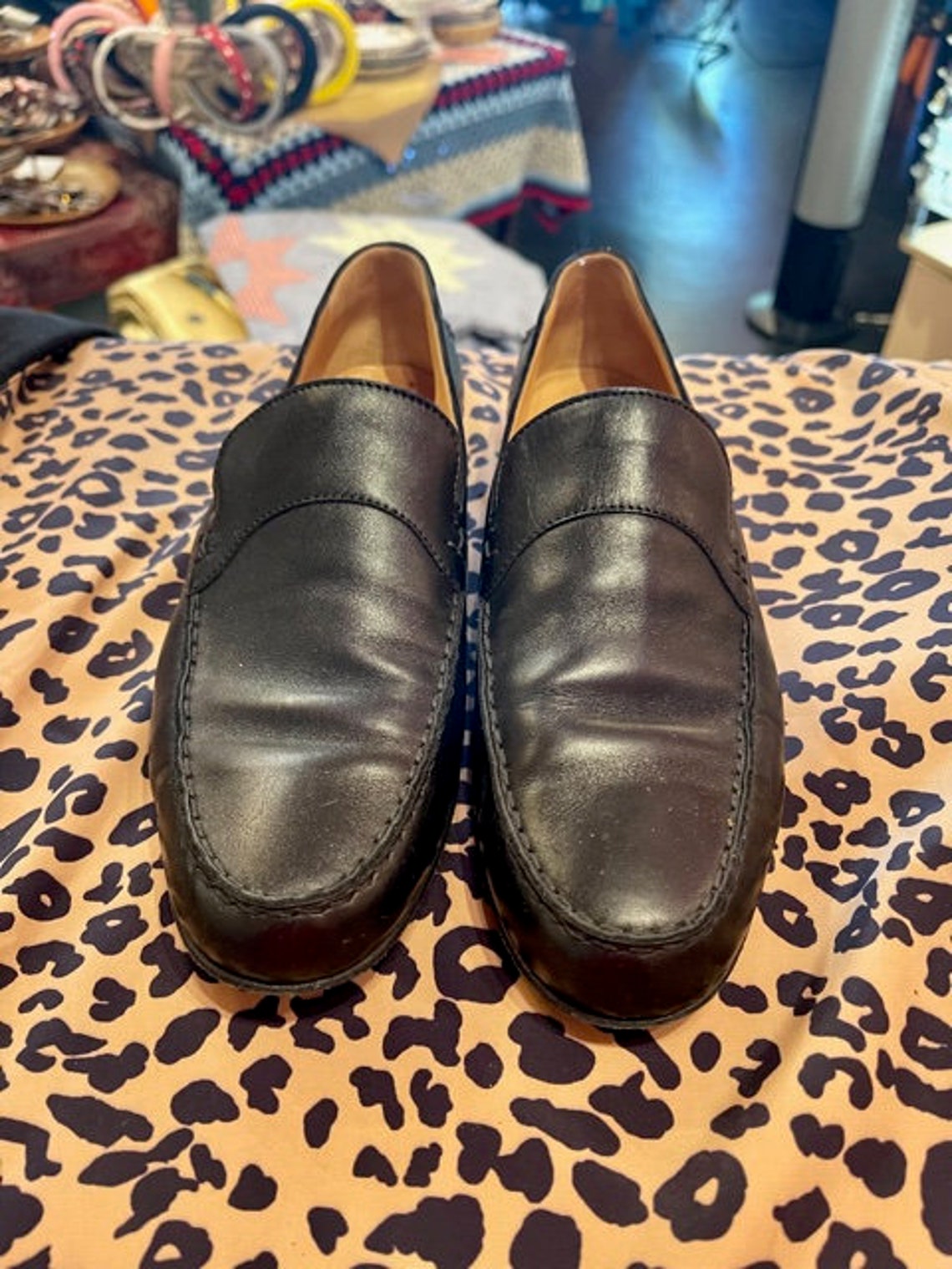 Authentic hermes Black Loafers Women | Etsy