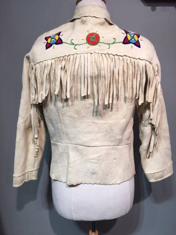 Deer Skin Fringe Western Native American Jacket W… - image 7