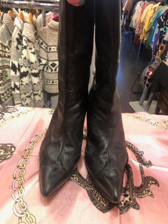 1950's Stiletto heels Boots Black
