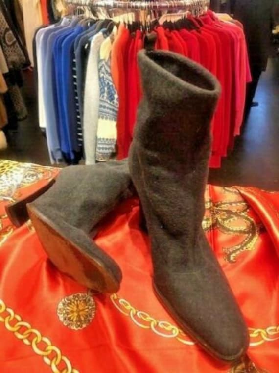 90's Dolce Gabbana Gray Heels Ankle Boots