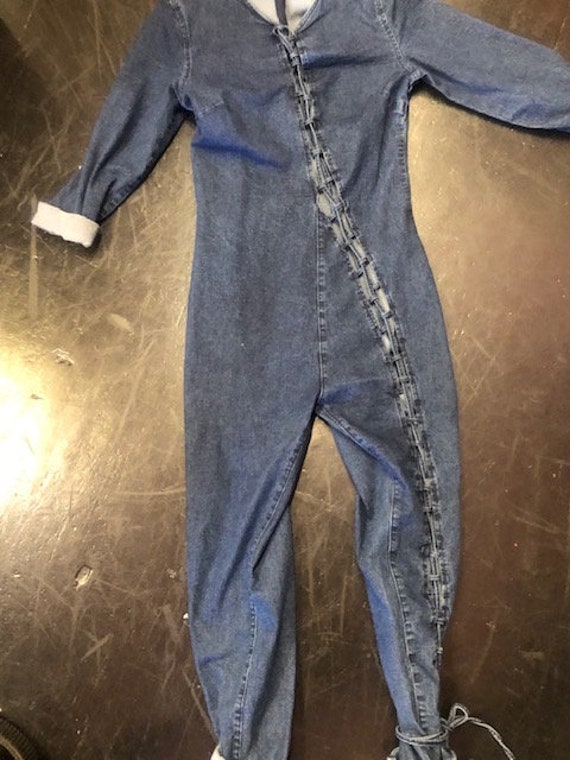Denim 80's Jumpsuit