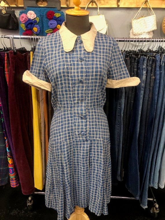 1940's Blue Dress