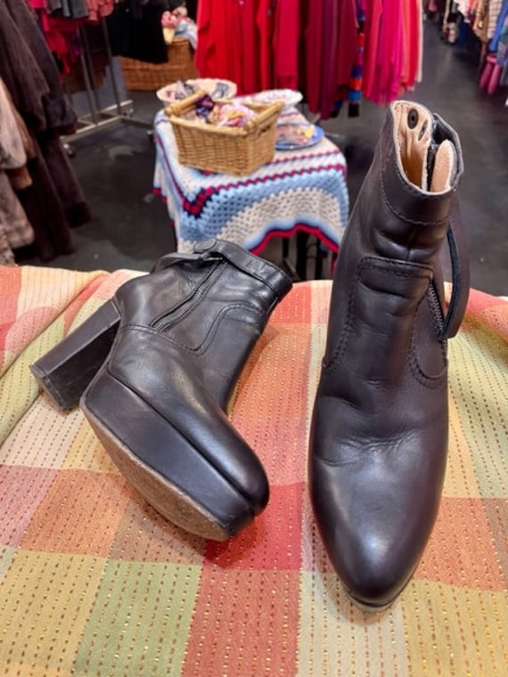 ACNE Black Boots Etsy