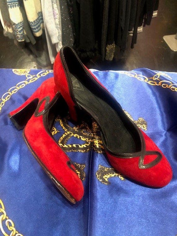 John Fluevog Red Pumps size 8