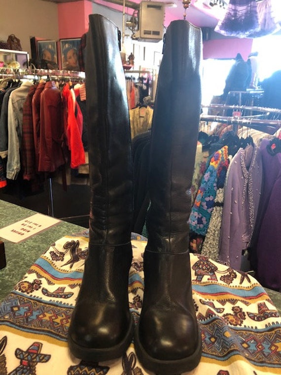 John Fluevog Black Boots