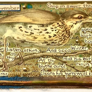 Noviembre: Canta sobre el dulce zorzal... Robert Burns