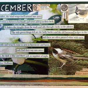 In december wikkelt de wind zich om kale bomen...